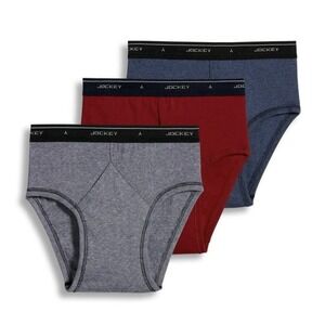 Jockey Men's Classic Low  Rise Brief - 3 Pack NWOB Size 36 Not Washed Or Worn